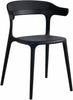 Muubs Luna Stripe Dining Chair, Black