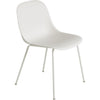 Muuto Fiber Side Chair Tube Base Fiber Sæde, Hvid