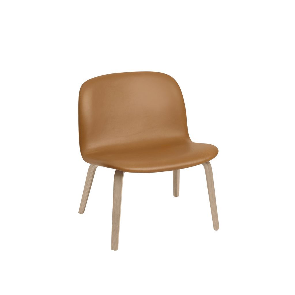 [product_category]-Muuto Visu Lounge Chair Wooden Legs, Oak/Cognac Refine Leather-Muuto-5713222116996-21675-OAK/COGNA-MUU-1