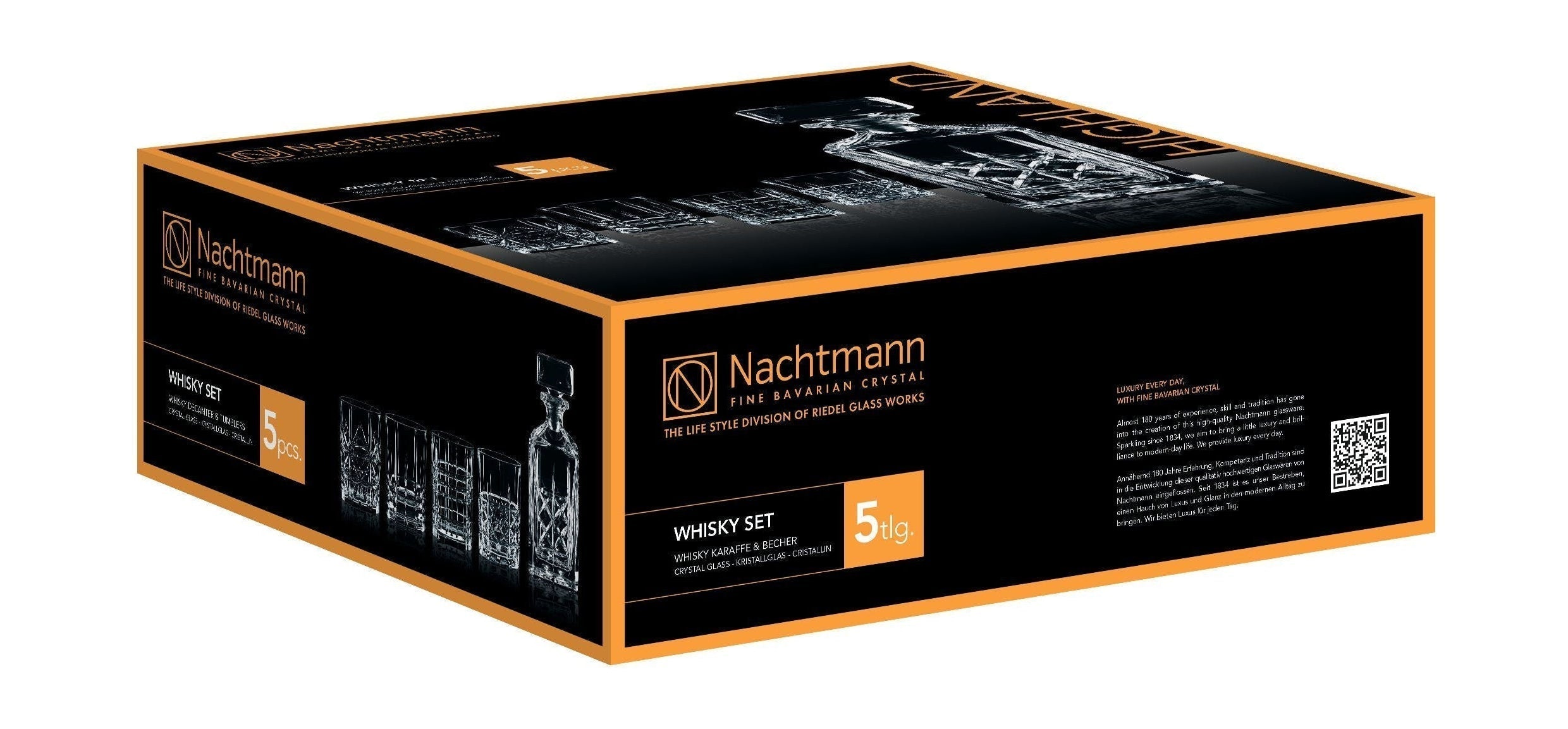 [product_category]-Nachtmann Highland Whisky Sæt, 1 Carafe + 4 Glasses-Nachtmann-4003762265560-0098196-0-NAC-1