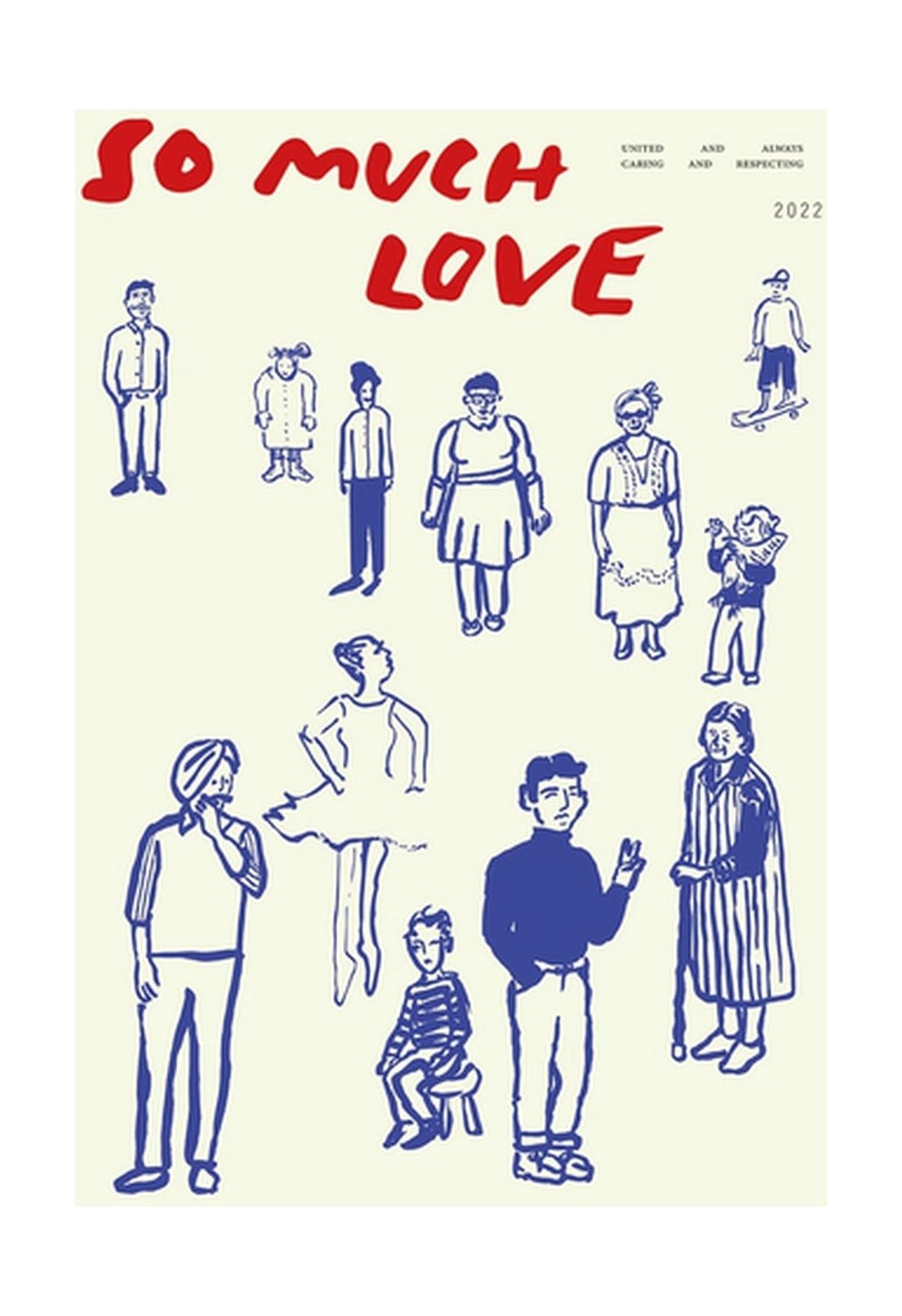 [product_category]-Paper Collective So Much Love Poster, 30x40 Cm-Paper Collective-5713450014118-M5103-PAP-1