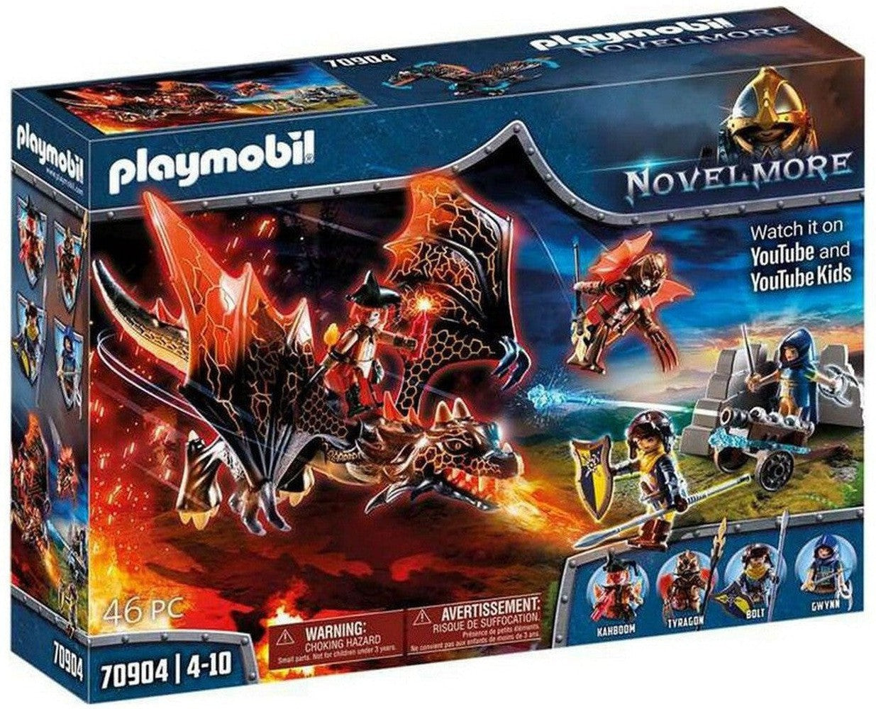 Playset Playmobil Novelmore Dragon Attack 70904