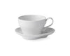 Royal Copenhagen Elements White Mug With Saucer, 26cl