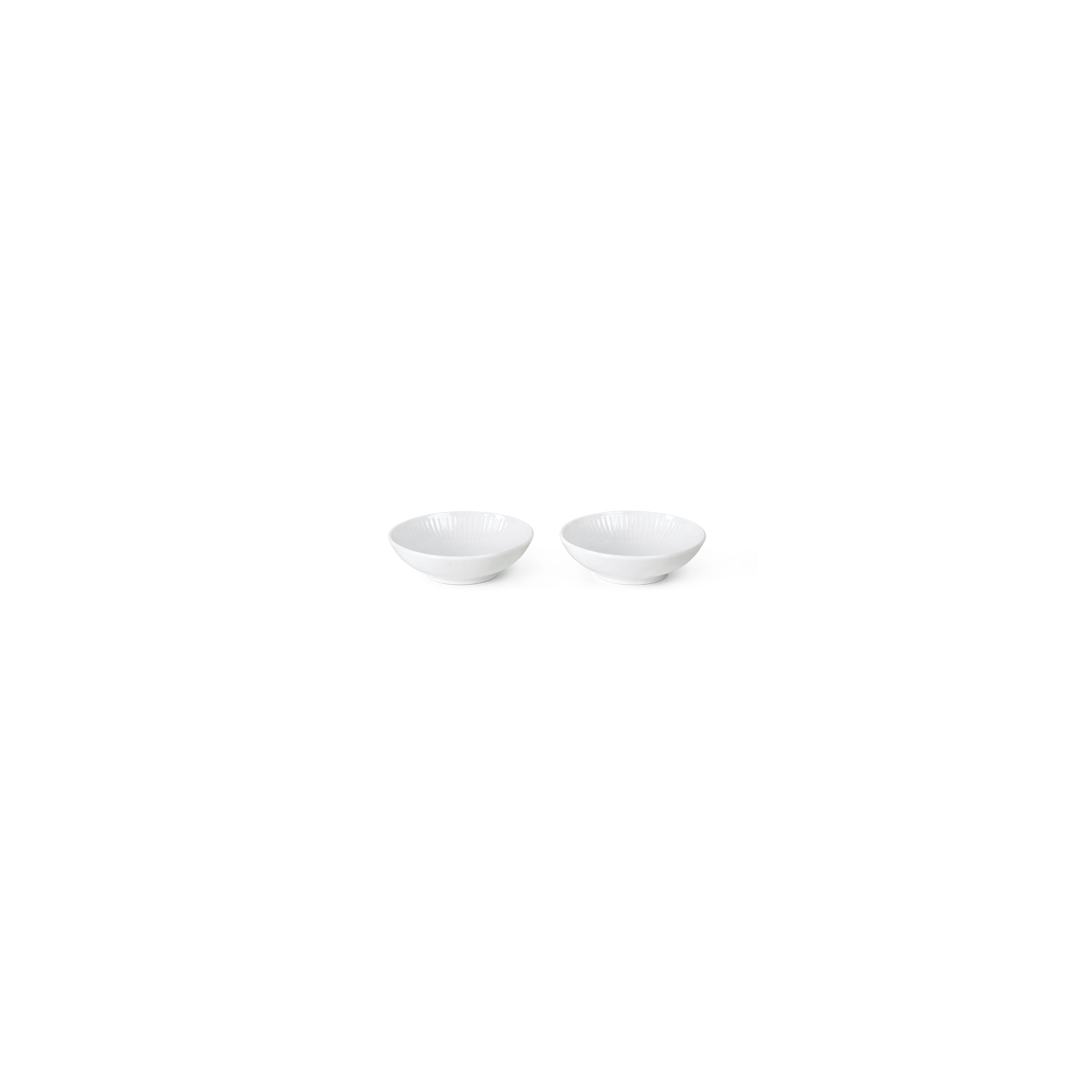 [product_category]-Royal Copenhagen White Fluted Dip Bowl 9 Cl, 2 Pieces-Royal Copenhagen-5705140741565-1064790-ROY-2