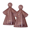 Sirius Alberte Angel 2 Pcs H10 Cm, Bordeaux