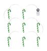 Sirius Hannah Candy Cane Garland, 8 Le Ds, Matt/Green