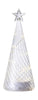 Sirius Wave Tree H22 Cm, Clear/White