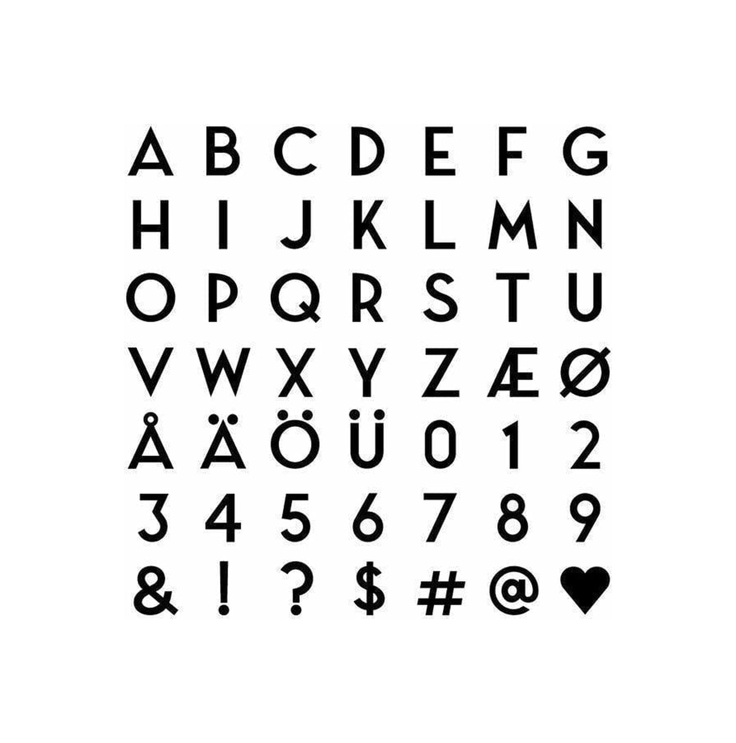 Spring Copenhagen Bogstaver & Symboler Vampire Font, @