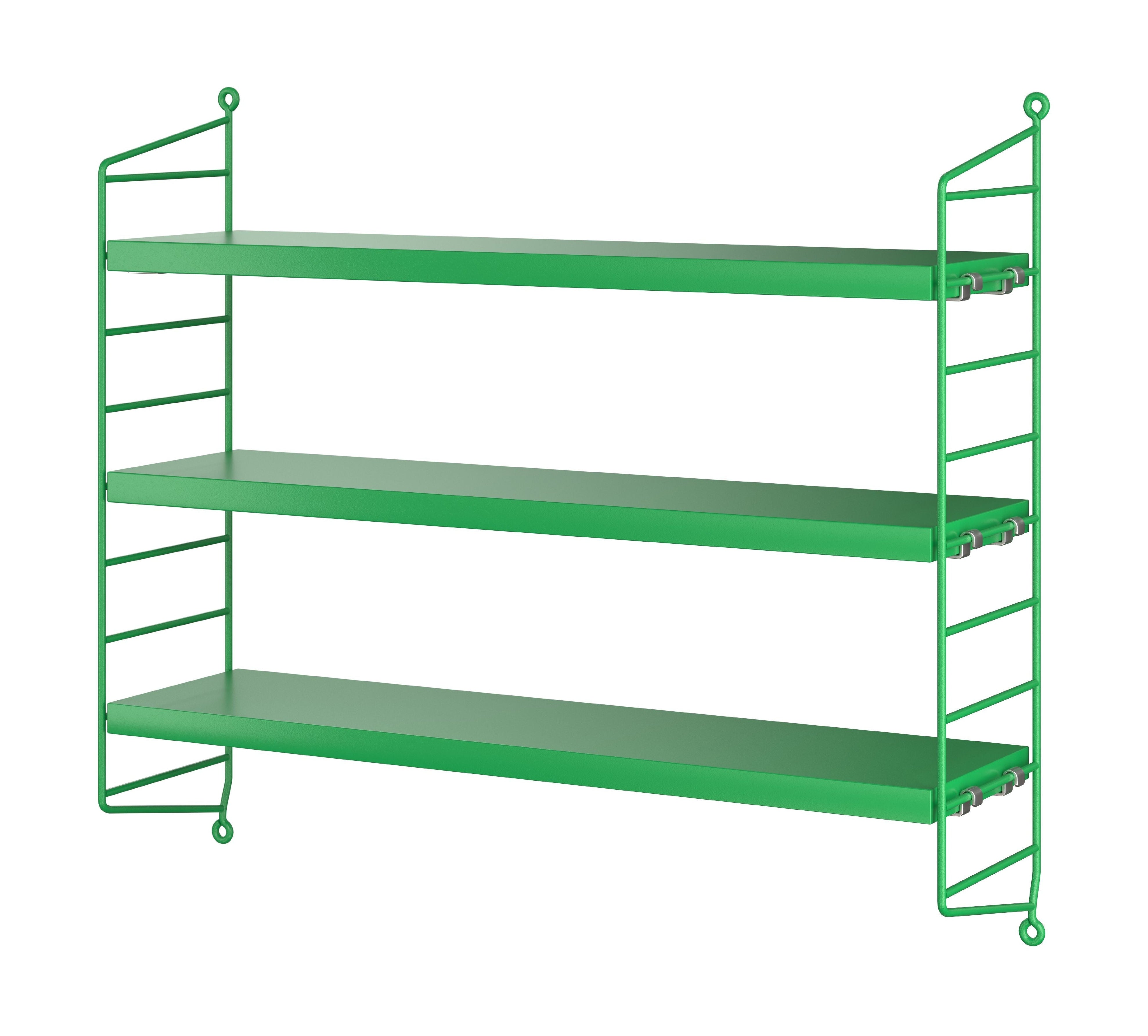 [product_category]-String Furniture String Pocket Wall Shelf, Green-String Furniture-7350038275233-SP5015-88-88-STR-1