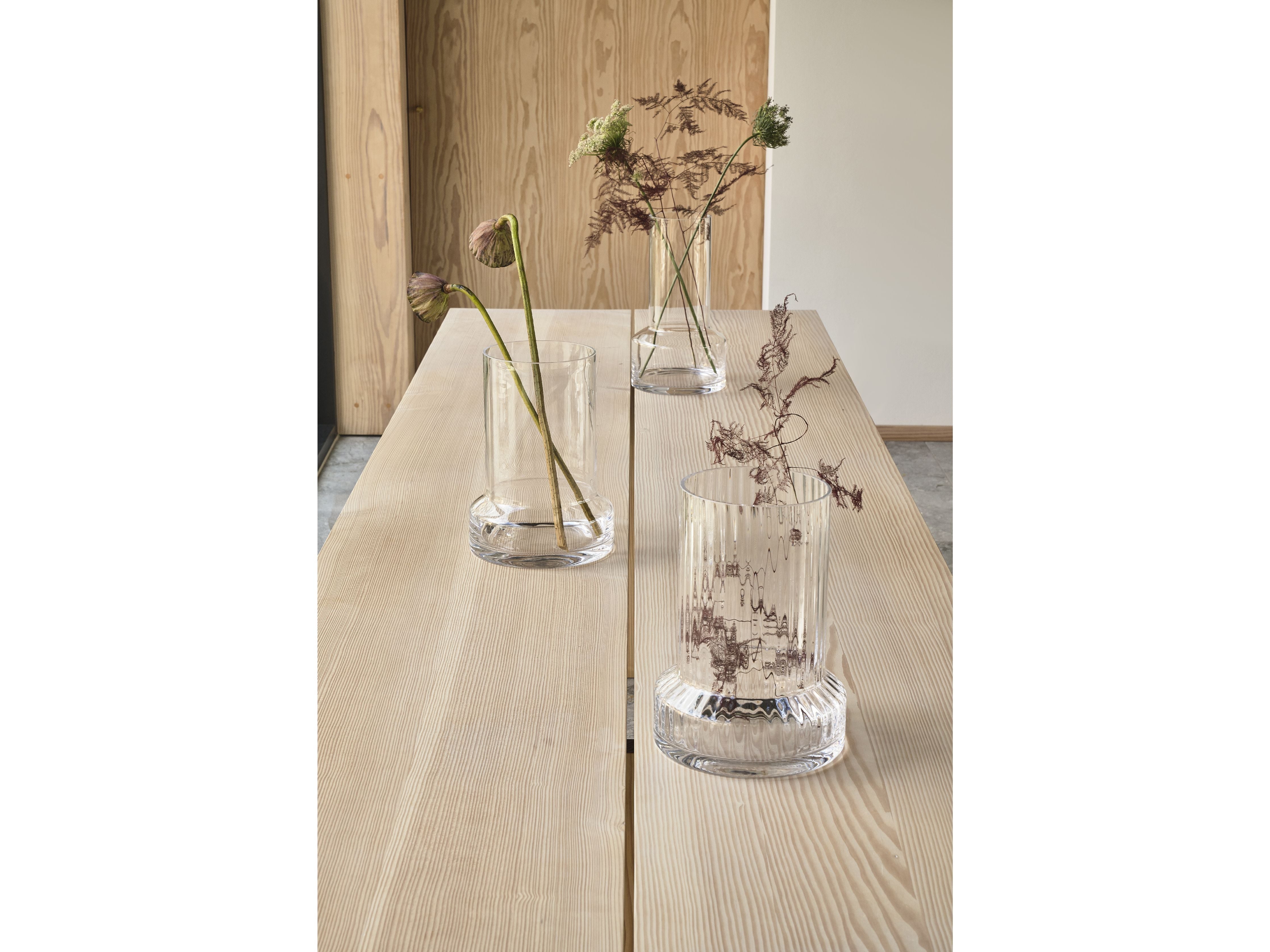 [product_category]-Villa Collection Hvils Vase ø 19 X 34 Cm, Clear-Villa Collection-5722000312789-31278-VIL-2