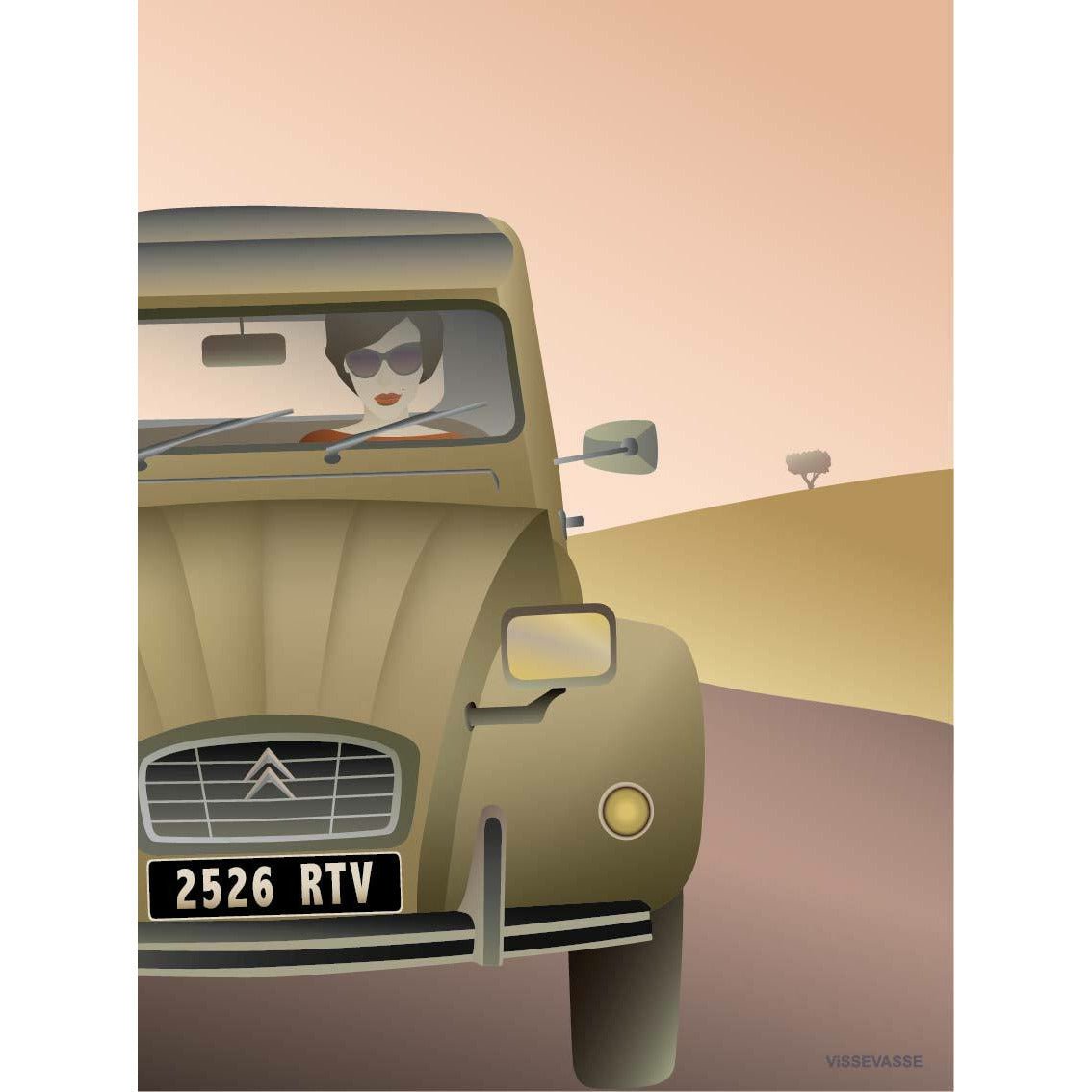 [product_category]-Vissevasse 2 Cv Citroen Poster, 50 X70 Cm-Vissevasse-5713138500131-F-2015-001-L-VIS-1