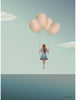 Vissevasse Balloon Dream Plakat, 15X21 Cm