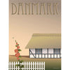 Vissevasse Danmark Bondehuset Plakat, 50X70 Cm