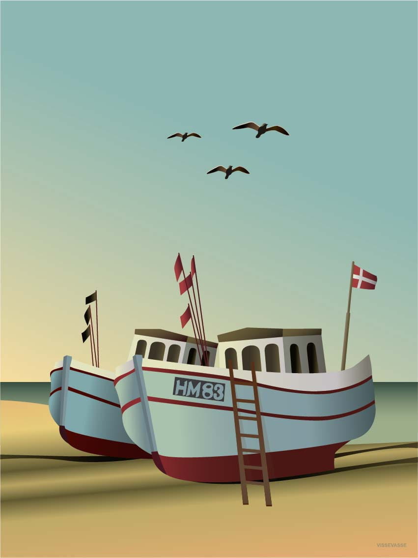 [product_category]-Vissevasse Fishing Boats Poster, 30x40 Cm-Vissevasse-5713138202929-F-2022-029-M-VIS-1