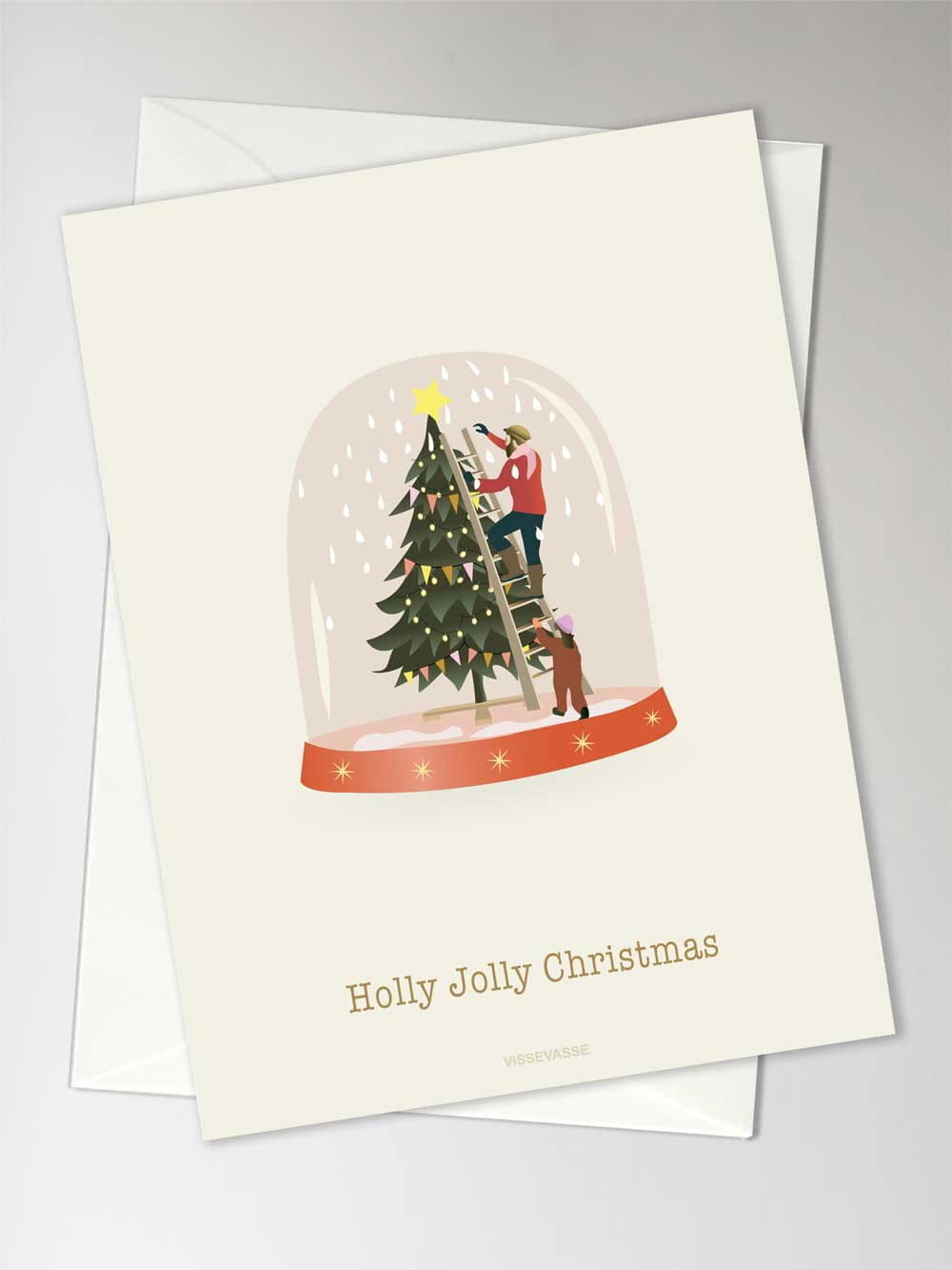 [product_category]-Vissevasse Holly Jolly Christmas Card, A6-Vissevasse-5713138202004-F-2022-020-XS-VIS-2