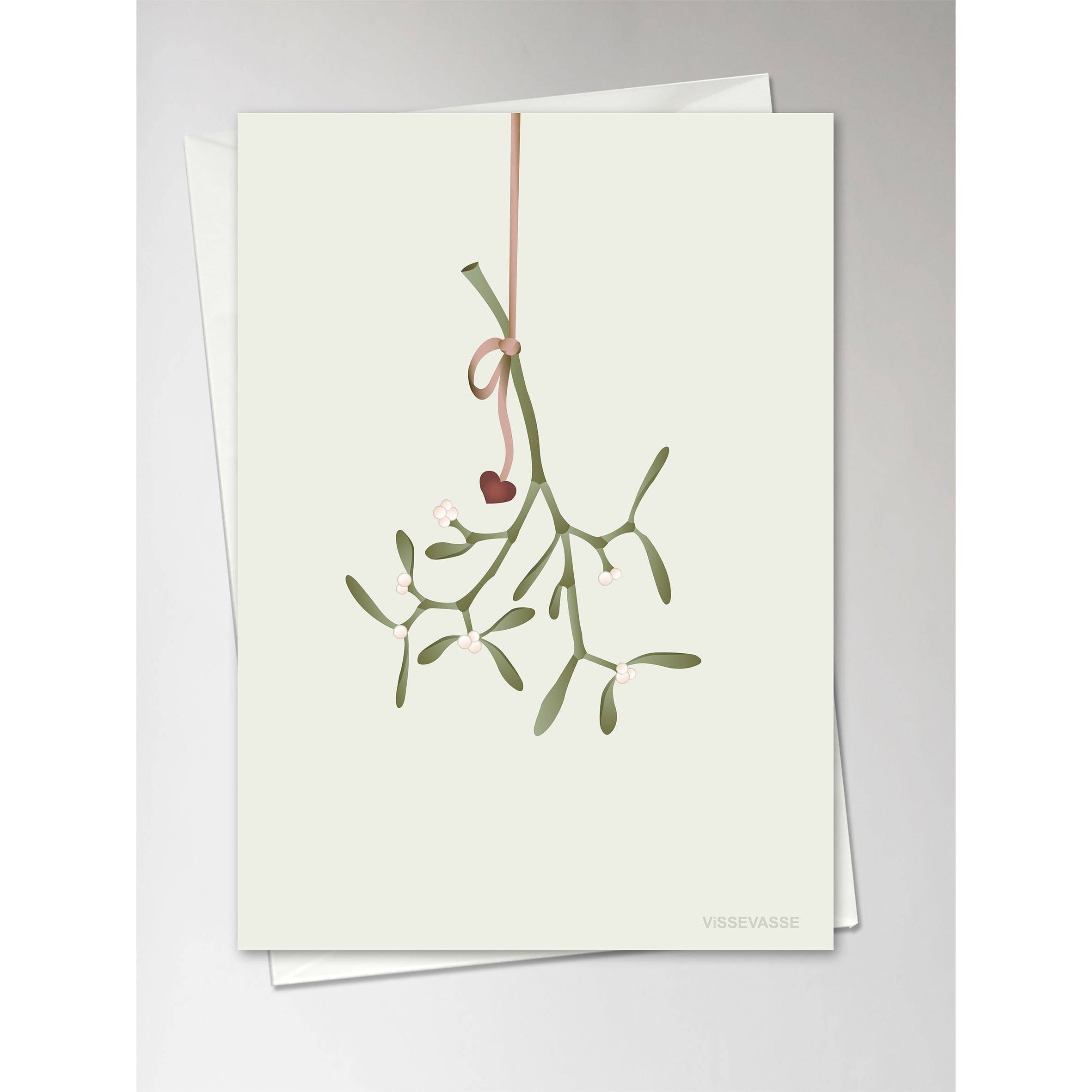 [product_category]-Vissevasse Mistletoe Greeting Card, 10,5x15cm-Vissevasse-5713138719502-F-2017-195-XS-VIS-2