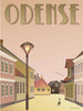 Vissevasse Odense Ællingen Plakat, 15X21 Cm