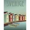 Vissevasse Sverige Skærgården Plakat, 30X40 Cm