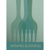 Vissevasse Wining & Dining Plakat, 30x40 cm