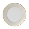 Wedgwood Arris Tallerkenke 17 cm, Hvid/Guld