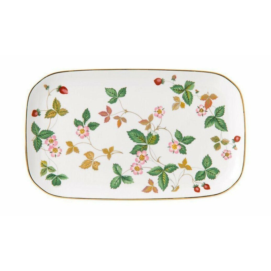 [product_category]-Wedgwood Wild Strawberry Rectangular Sandwich Tray, ø: 25 Cm-Wedgwood-701587018449-40001789-WED-1