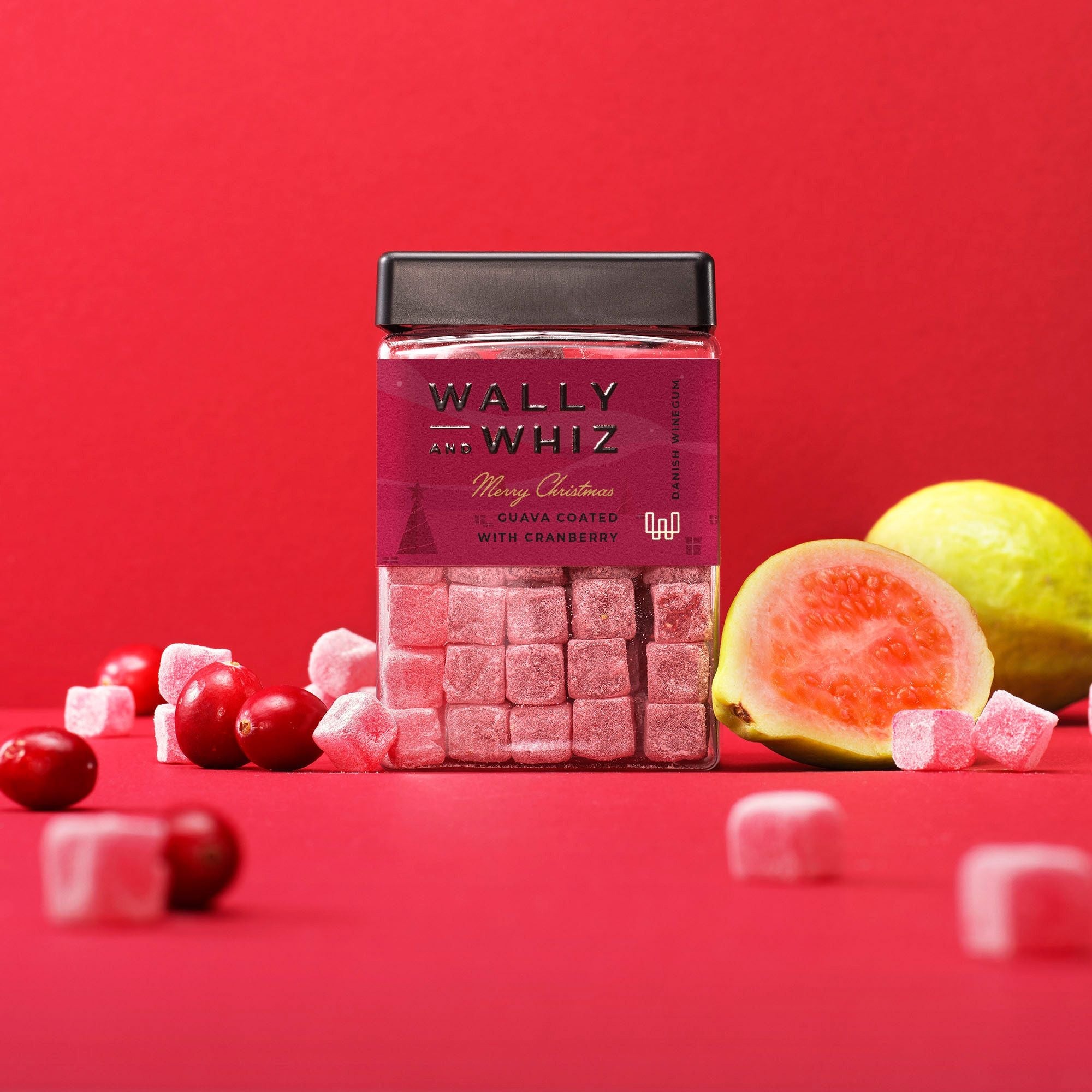 Wally og Whiz Regular Cube, Guava med Cranberry 240G