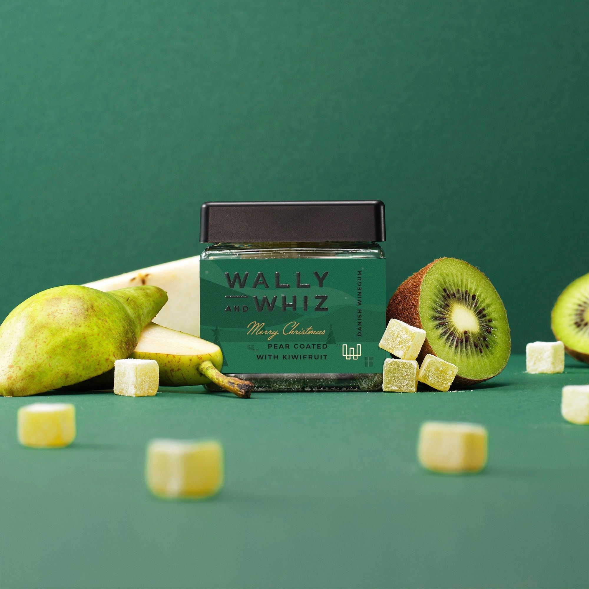 Wally og Whiz Reindeer Gray 1 Lille Cube Pear W Kiwi 140g